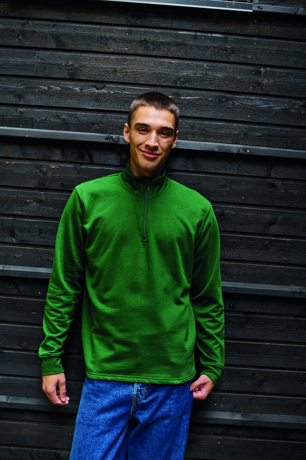 Unisex Quarter Zip Sweatshirt